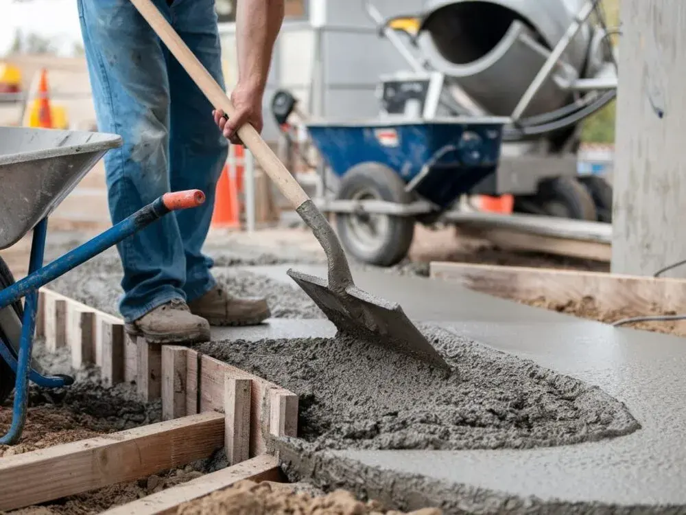 Jak zrobić suchy beton w taczce - proste proporcje i techniki mieszania