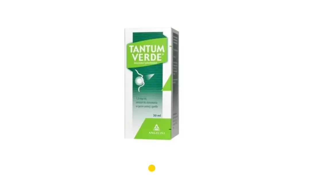 Tantum Verde w ciąży - aerozol do stosowania w jamie ustnej i gardle. Opakowanie leku.