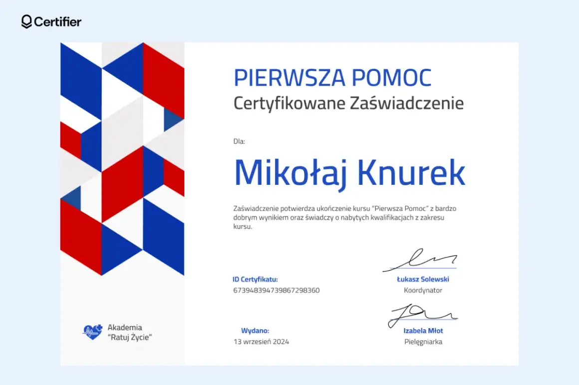 Ważność kursu pierwszej pomocy: Czy Twój certyfikat jest aktualny?