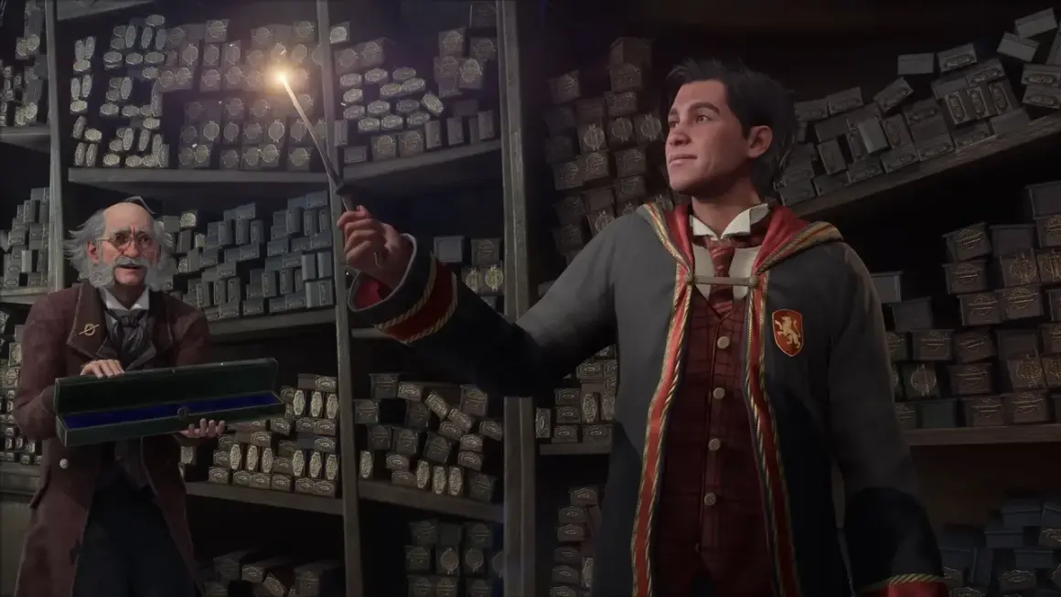 Wybór różdżki w Hogwarcie. Ta scena z Hogwarts Legacy Recenzja pokazuje początek magicznej przygody.