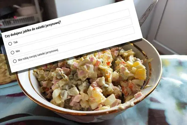 Jabłko w sałatce jarzynowej: Dylemat? Rozwiązujemy go smakiem!