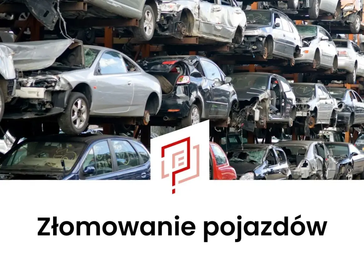 Złomowanie aut na złomowisku. Wiele samochodów czeka na recykling. Dowiedz się, jak zezłomować auto.