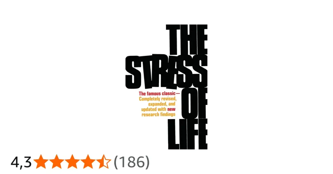 Okładka książki "The Stress of Life" Hansa Selye, z oceną 4,3 gwiazdki.
