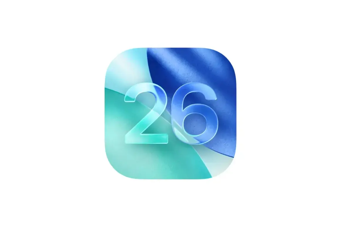 Ikona z numerem 26, symbolizująca kiedy aktualizacja iOS 26 przyniesie nowe funkcje i ulepszenia.