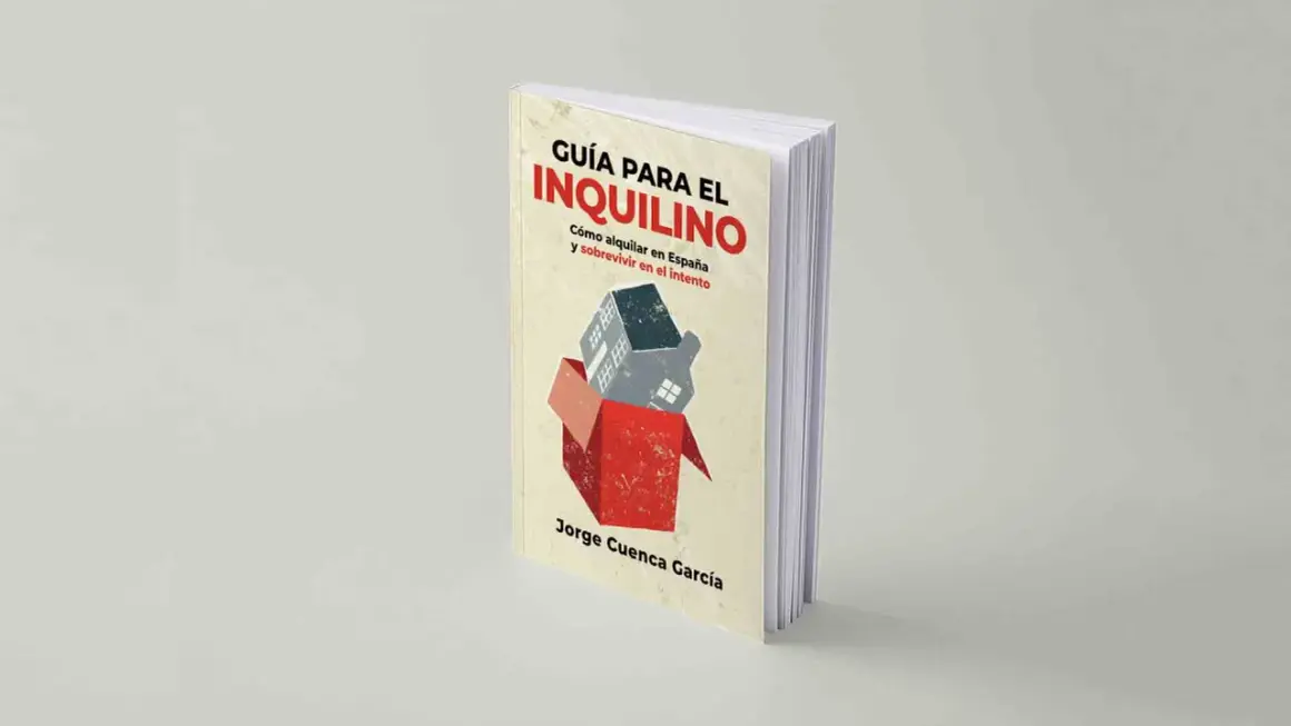 Guía para el inquilino: cómo alquilar una vivienda en España y sobrevivir. Ilustración de una casa saliendo de una caja.