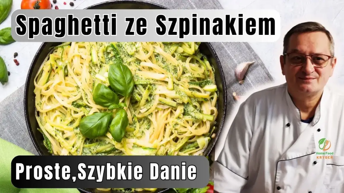 Spaghetti ze szpinakiem: Szybki, kremowy przepis + triki i wariacje