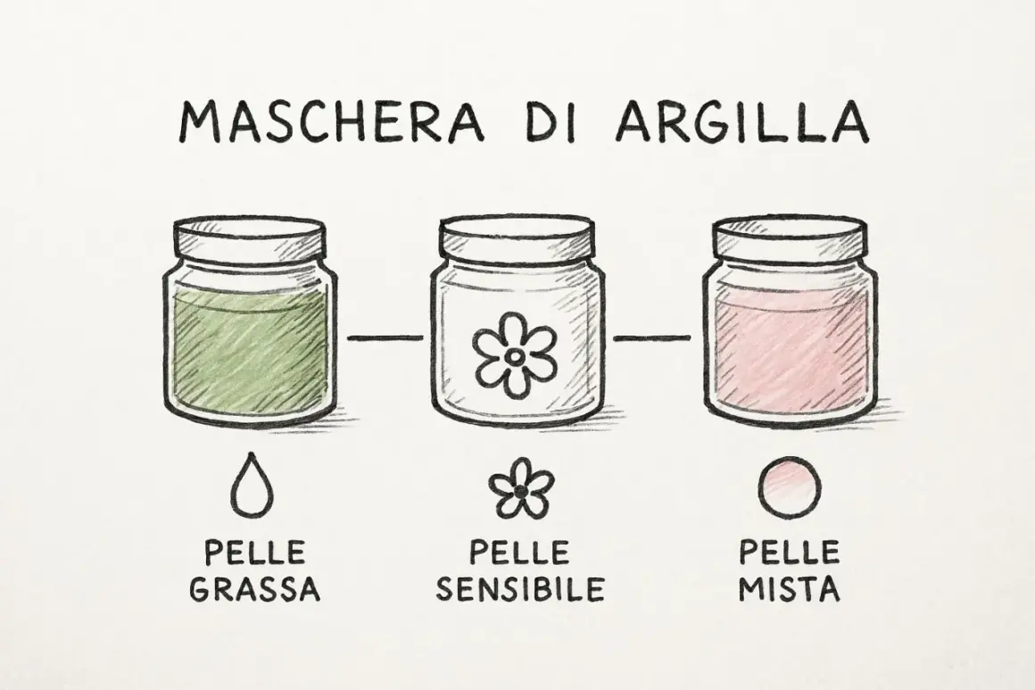 Maschere di argilla bianca per pelli grasse, sensibili e miste. Scopri le proprietà!