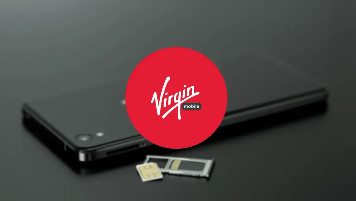 Karta SIM mini 3 virgin kod gotowa do włożenia do telefonu.