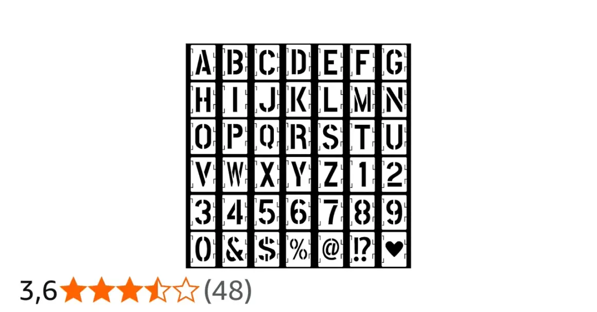 Alphabet et chiffres noirs sur fond blanc, avec la couleur des lettres bien visible. Parfait pour créer des messages personnalisés.