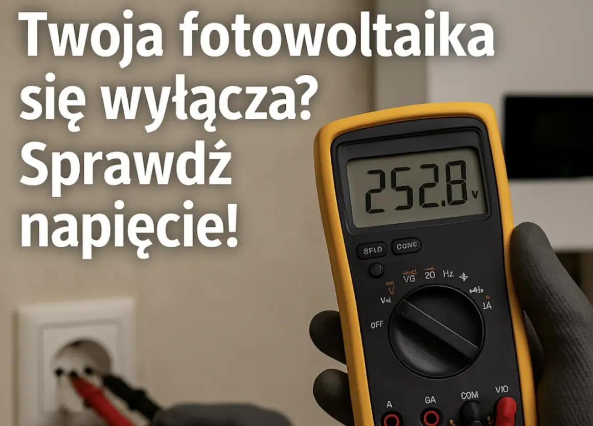Multimetr cyfrowy - pomiar napięcia w gniazdku