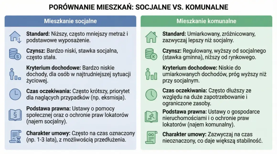 Wniosek o mieszkanie socjalne: Krok po kroku i wzór uzasadnienia