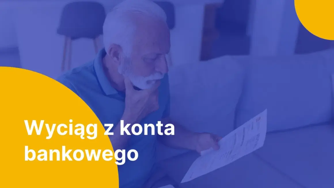 Starszy mężczyzna analizuje wyciąg z konta bankowego, zastanawiając się nad finansami.