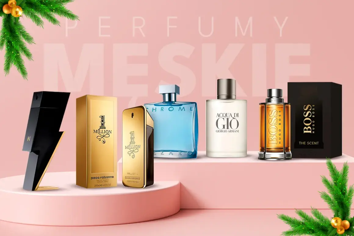 Wybór idealnej wody toaletowej dla mężczyzny: Paco Rabanne 1 Million, Azzaro Chrome, Giorgio Armani Acqua di Gio, Hugo Boss The Scent.