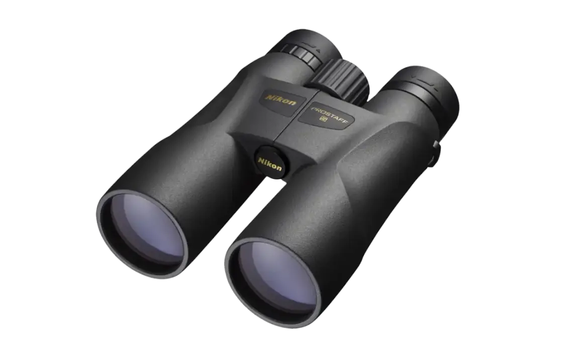 Binocolo Nikon PROSTAFF 10x50: ingrandimento 10x, diametro obiettivo 50mm. Ideale per osservazioni dettagliate.