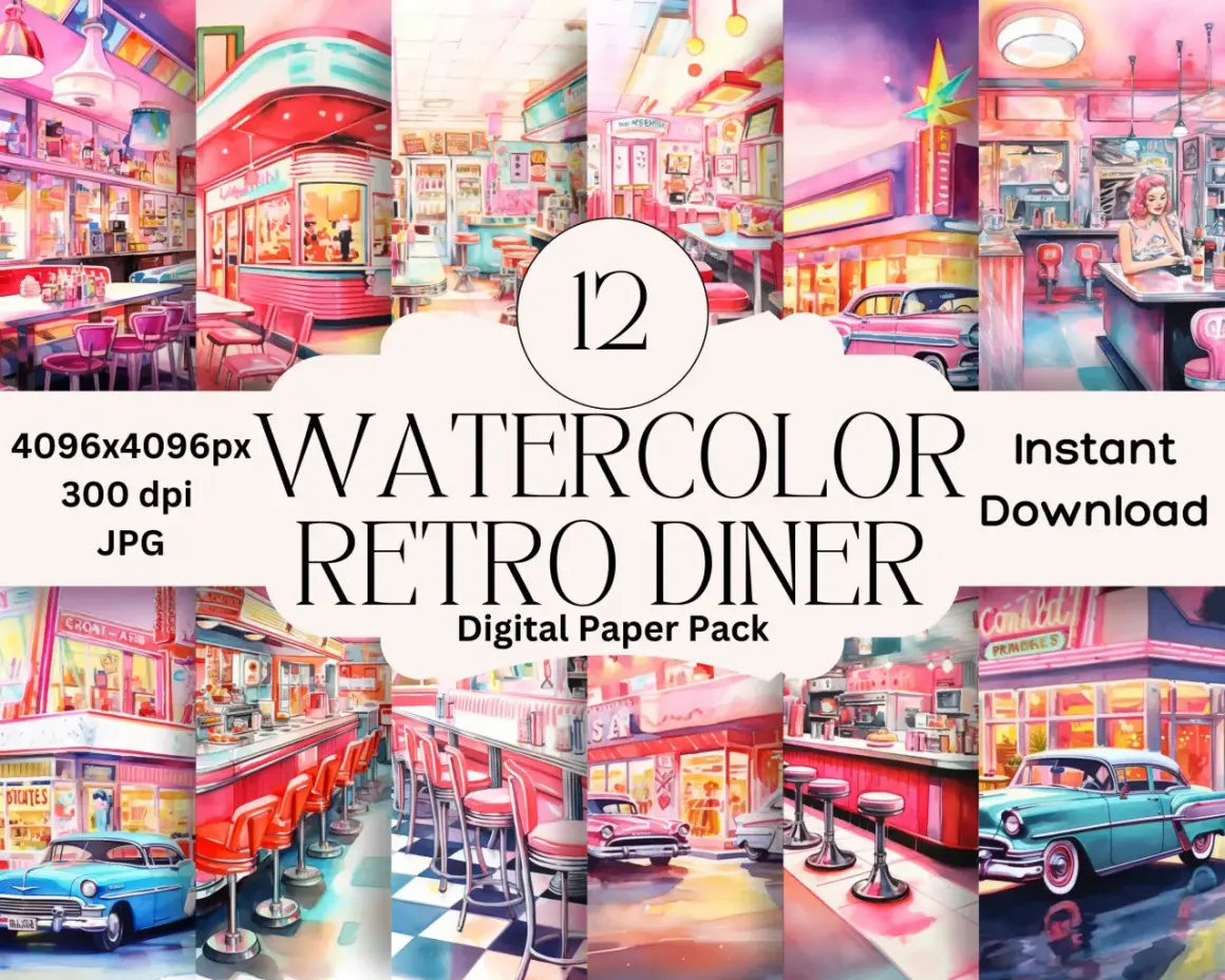 Najlepsze szablony menu retro diner do łatwej personalizacji