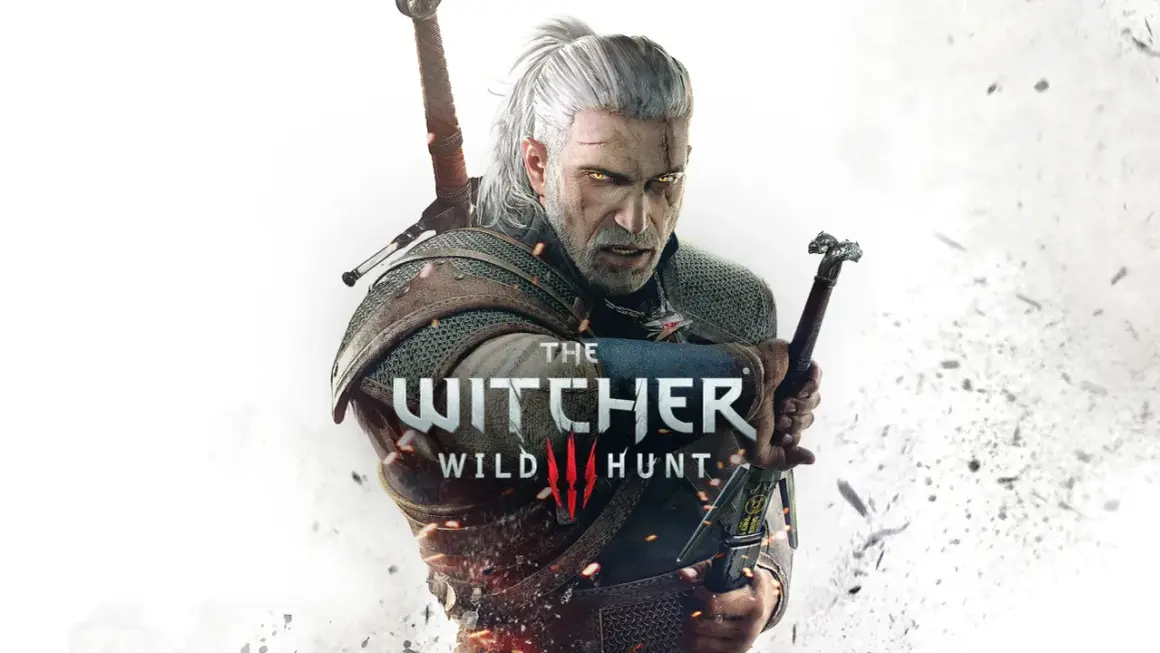 Geralt z Rivii, gotowy do walki, z mieczem w dłoni. Zapowiedź nowej wiedźmin 3 aktualizacji.