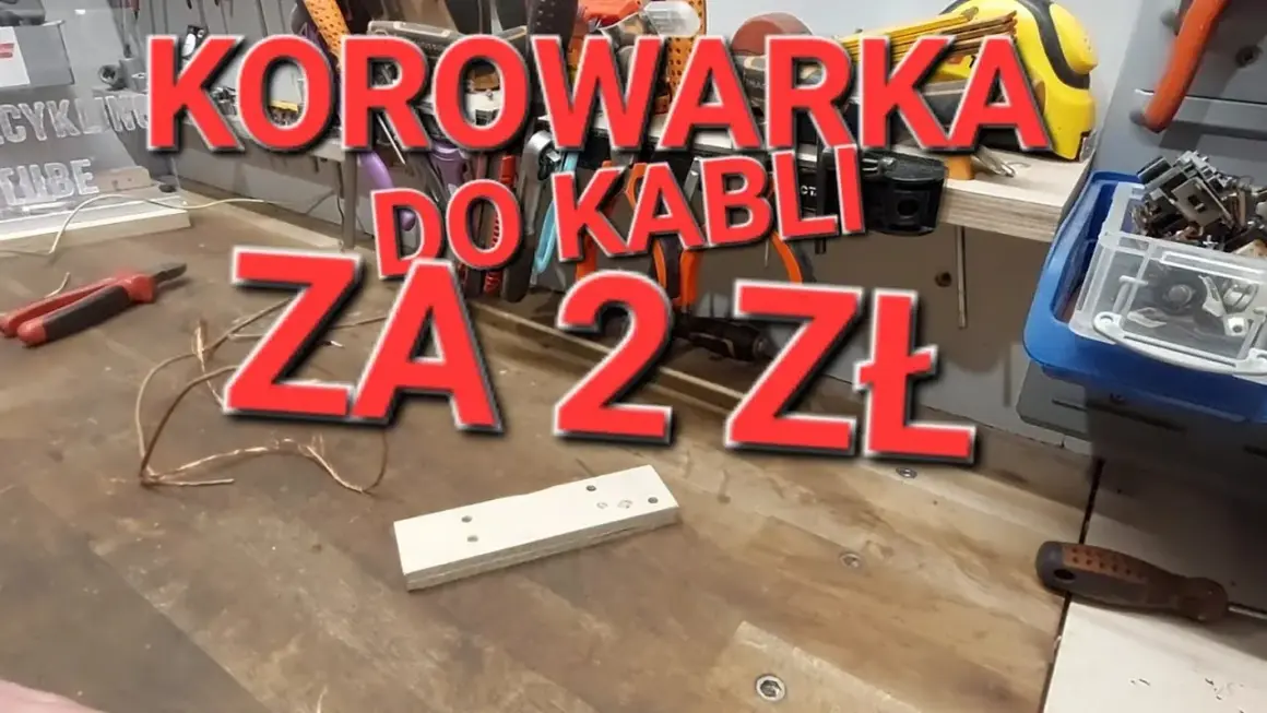 Jak zrobić maszynkę do obierania kabli w prosty sposób i tanio