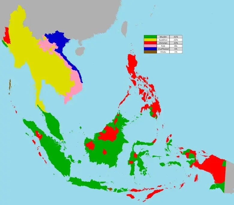 Mapa buddyzmu: odkryj, gdzie znajdziesz grupy religijne w Azji