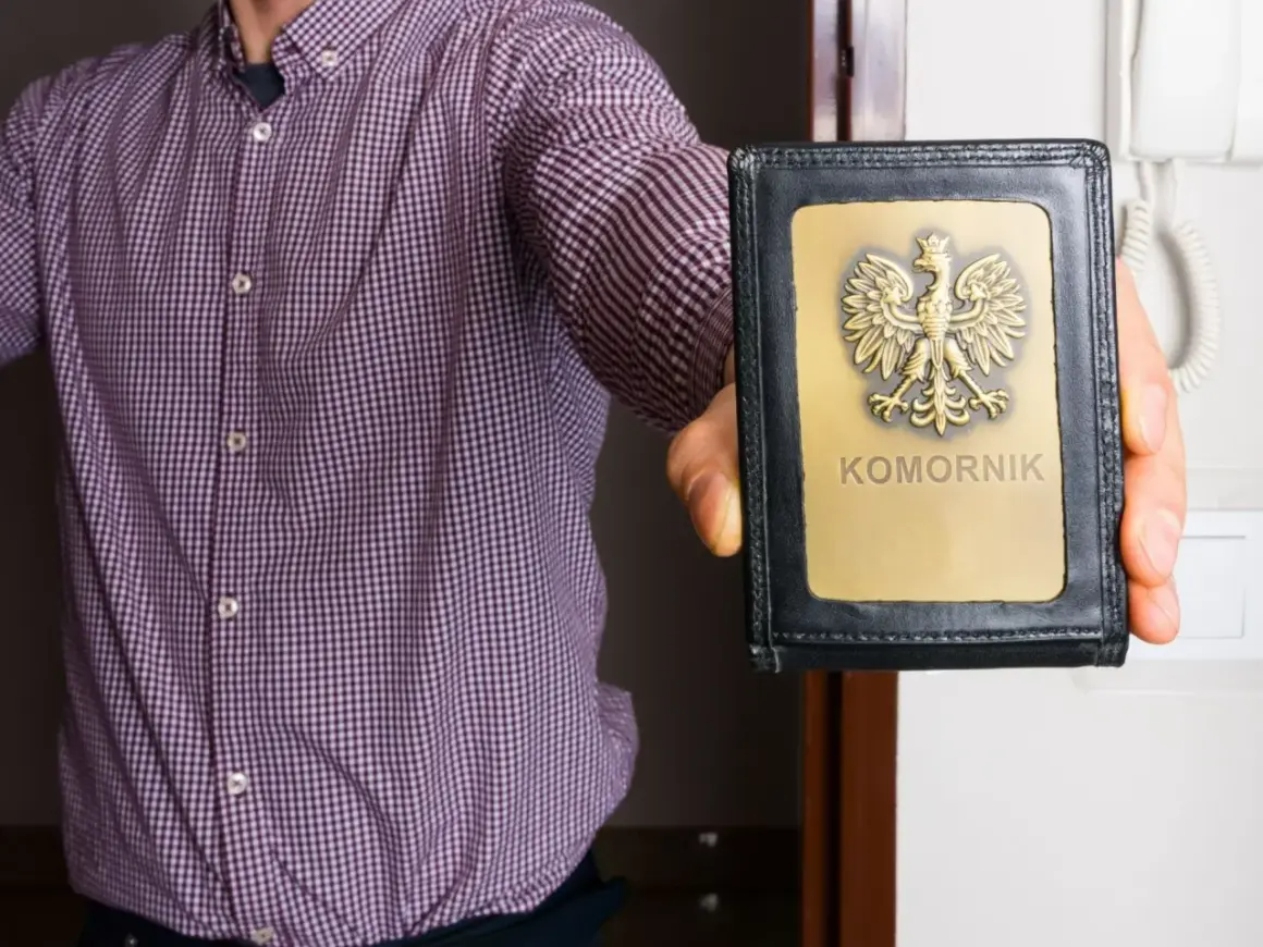 Mężczyzna w koszuli pokazuje legitymację z napisem "KOMORNIK". Czy komornik może zabrać świadczenie urlopowe?