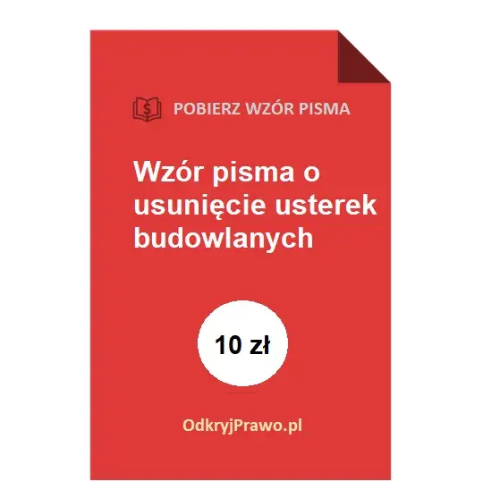 Ile czasu ma deweloper na usunięcie usterki? Poznaj swoje prawa