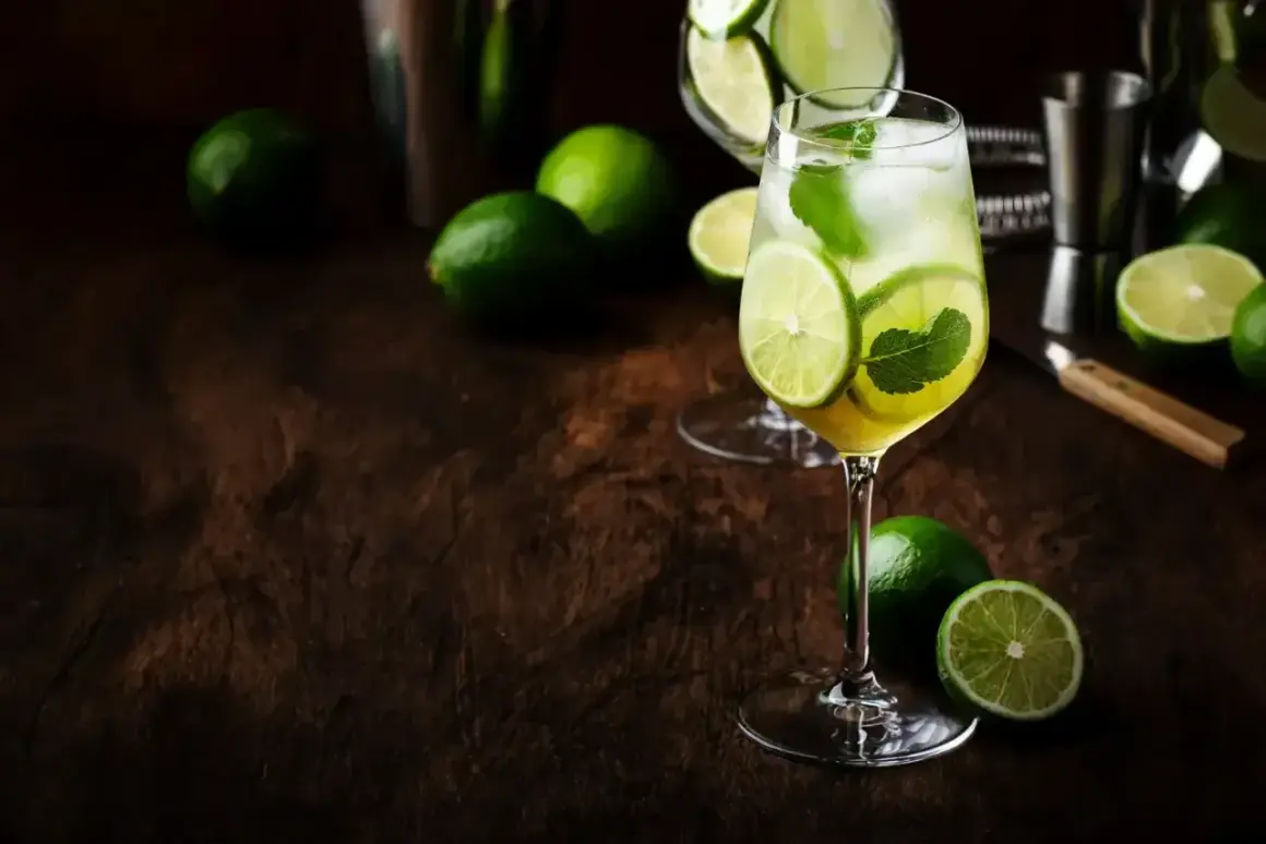 Orzeźwiający drink z limonką i miętą. Idealny przepis na lato, jak hugo drink.