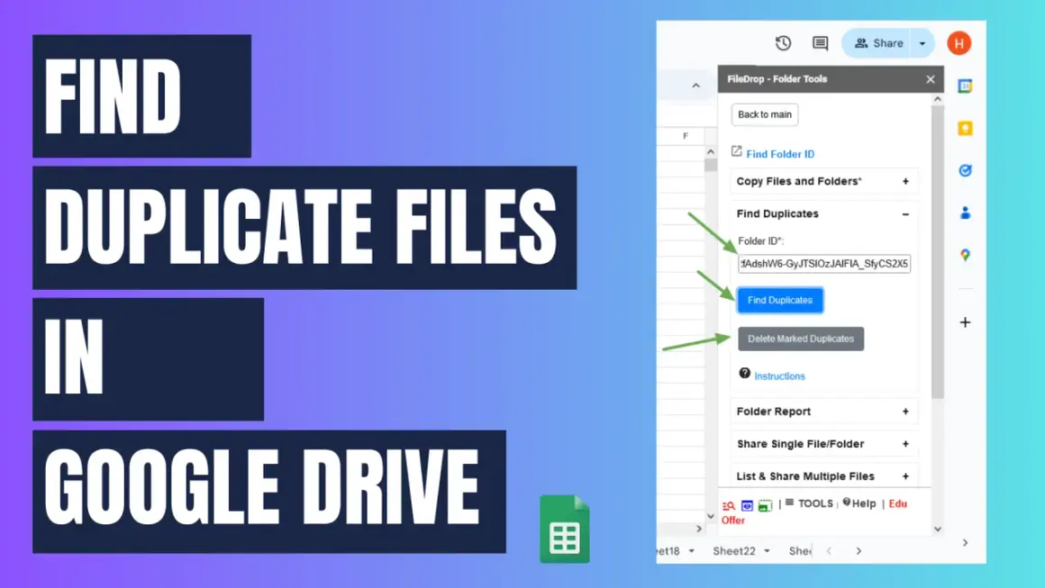 Learn how to delete duplicates in Google Drive with this tool. Find and remove redundant files to free up space.