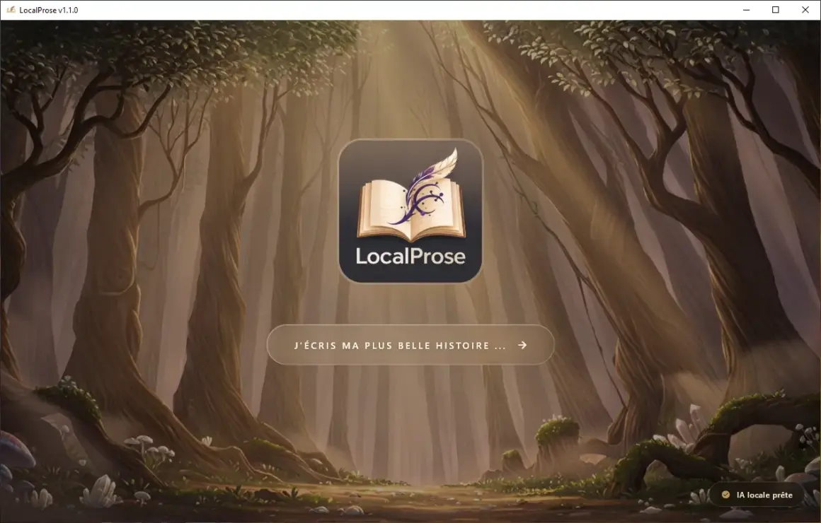 LocalProse, une alternative à Scrivener, lance son interface féerique. Cliquez pour écrire votre plus belle histoire.