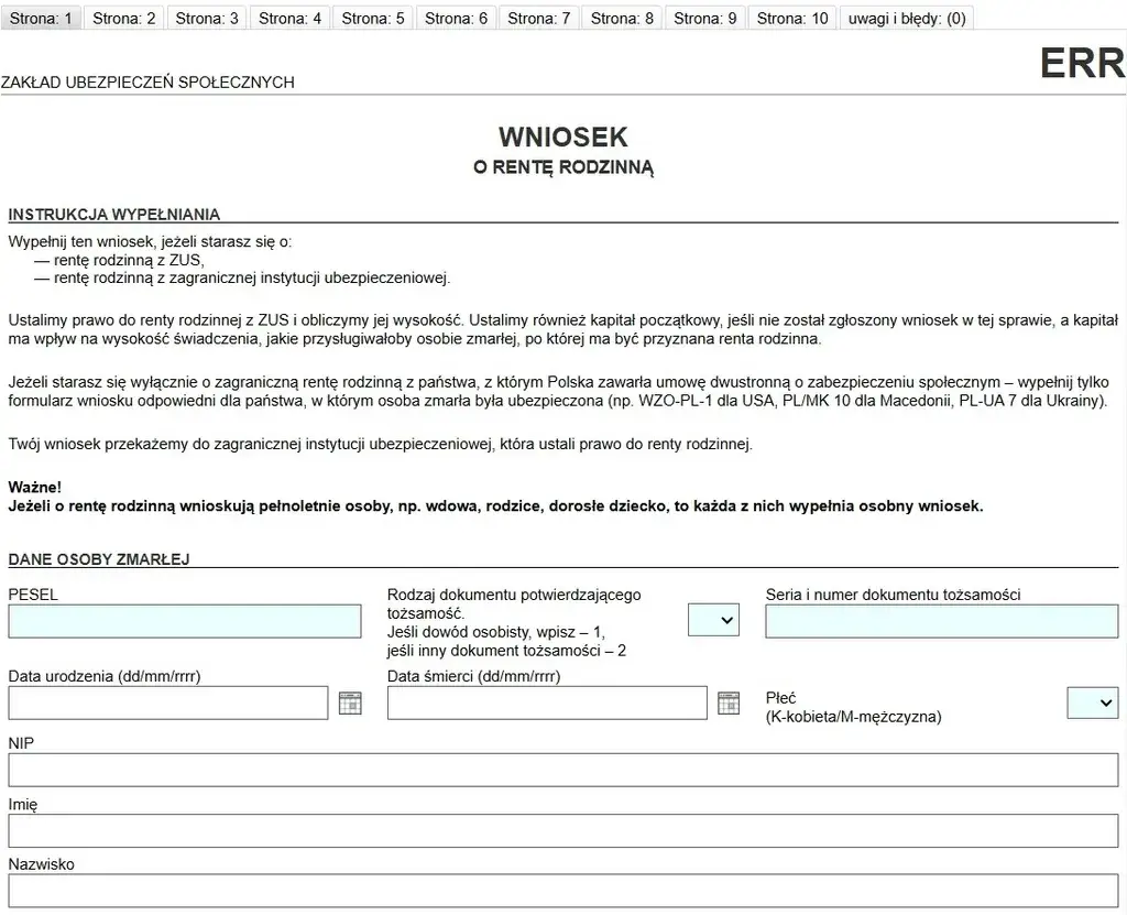 Jak wypełnić wniosek o rentę wzór - uniknij najczęstszych błędów