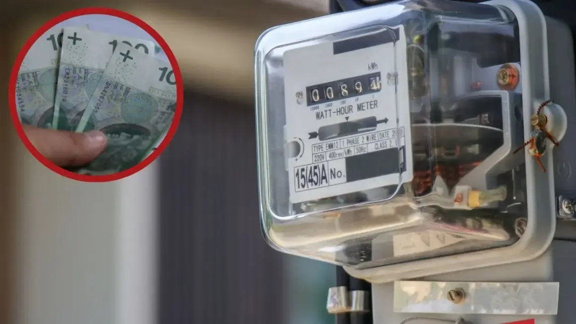 Liczniki energii elektrycznej i banknoty 100 zł. Sprzedawca zobowiązany do rozliczeń, musi uwzględnić koszty prądu.