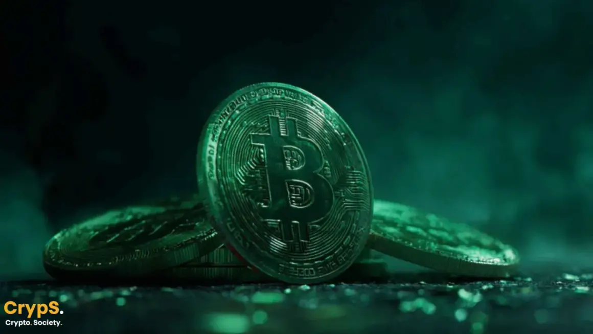 Złote monety bitcoin na ciemnym tle, sugerujące bitcoin prognozy na najbliższe dni.