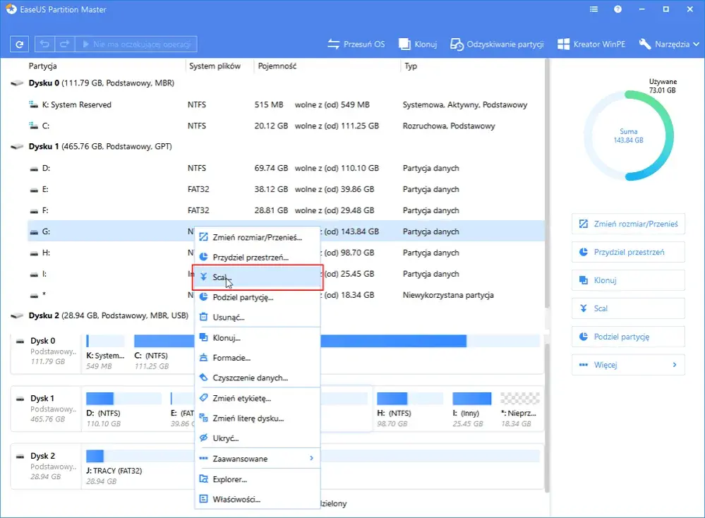 Jak podzielić dysk na partycje w Windows 10 bez utraty danych