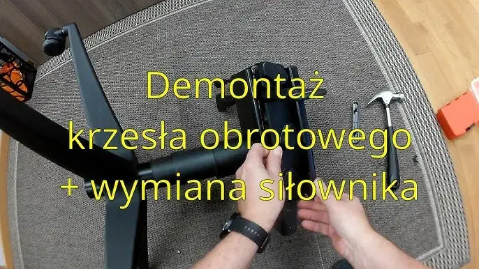 Zapieczony siłownik? Rozłóż krzesło obrotowe jak ekspert!