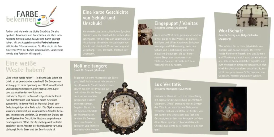 Farben sind mehr als Eindrücke. Die Ausstellung „Farbe bekennen“ lädt ein, die Welt der Farben zu entdecken. Was ist Kreidefarbe?