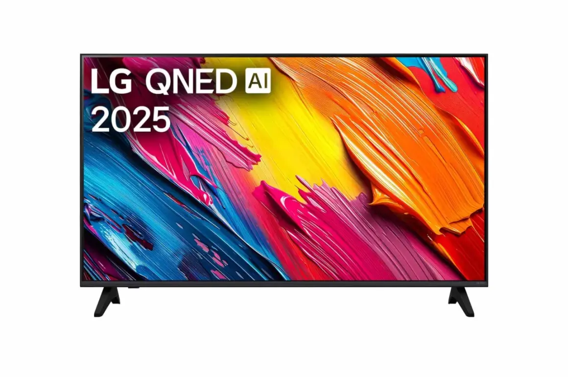 Nowy telewizor LG QNED AI 2025 z kolorowym ekranem. Instrukcja obsługi telewizora LG pomoże Ci go skonfigurować.