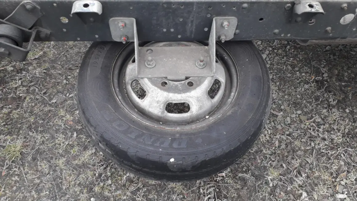 Iveco Daily: Koło zapasowe - zdjemij je, nawet gdy mechanizm rdzewieje