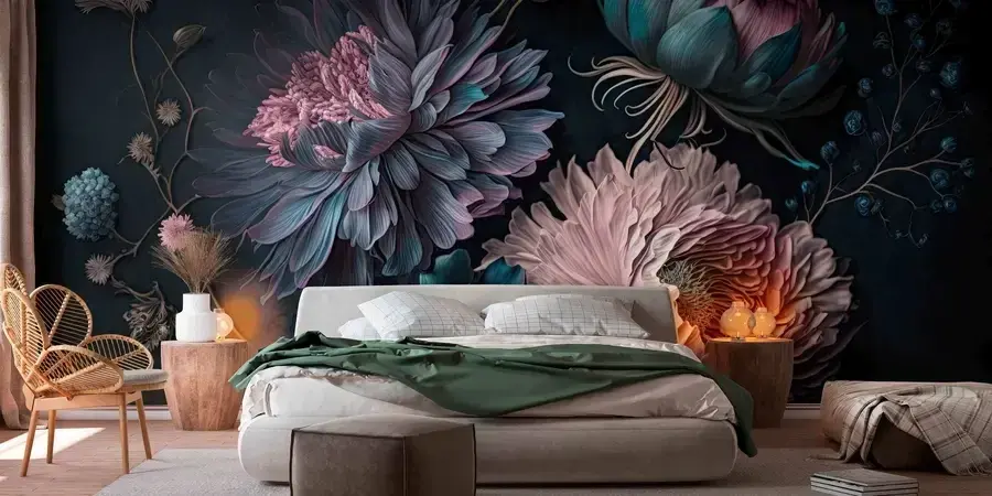 Fototapete Schlafzimmer: Beruhigende Designs für entspannende Nächte
