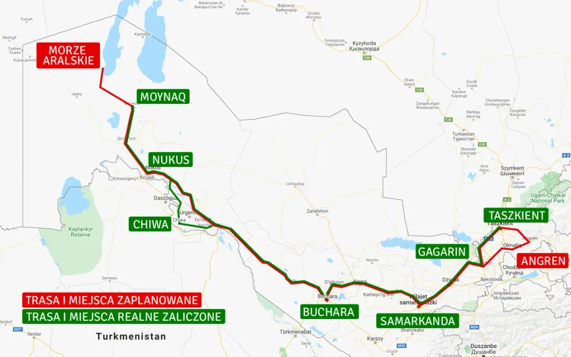 Trasa podróży po Uzbekistan: Morze Aralskie, Moynaq, Nukus, Chiwa, Buchara, Samarkanda, Taszkient. Zobacz te miejsca!