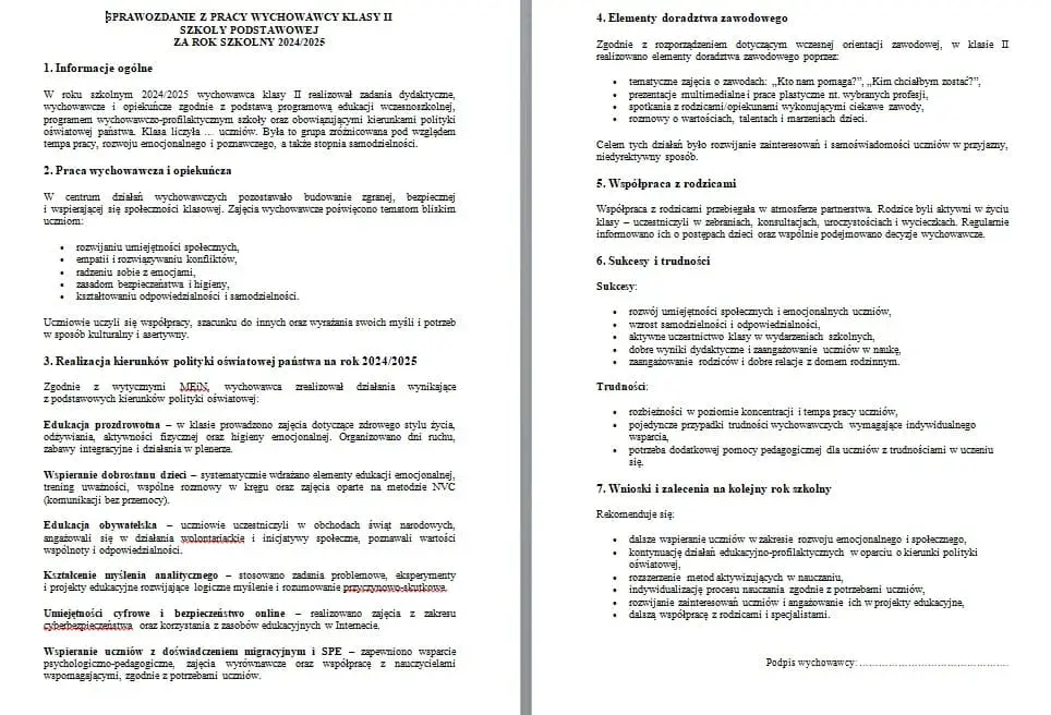 Zajęcia z wychowawcą klasa 6: Kluczowe tematy rozwoju emocjonalnego