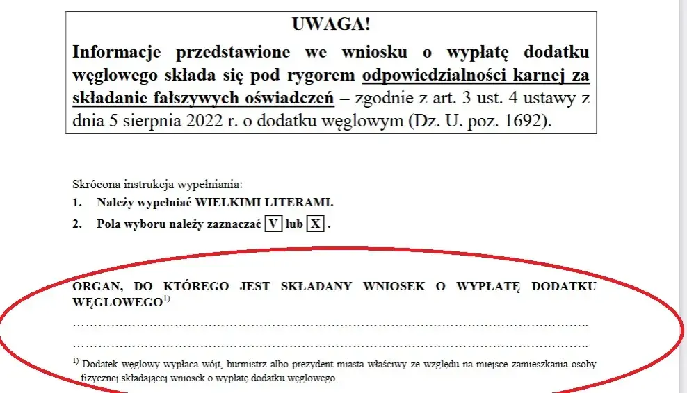 Dofinansowanie do węgla: gdzie złożyć wniosek i uniknąć problemów