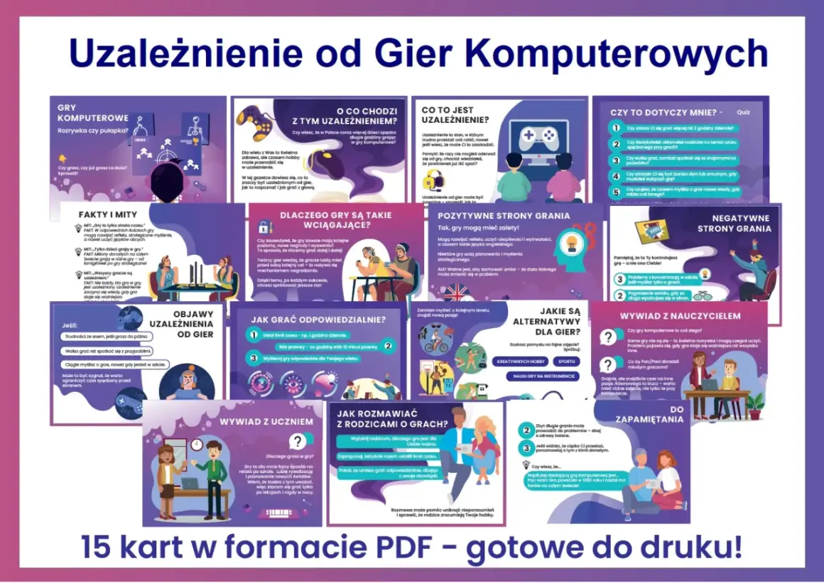 Uzależnienie od gier komputerowych: jak rozpoznać problem, pozytywne i negatywne strony grania, jak grać odpowiedzialnie i znaleźć alternatywy.