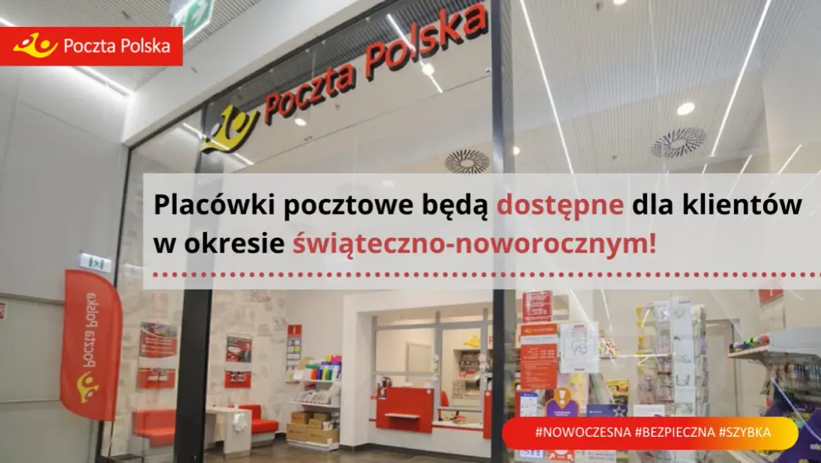Poczta: Godziny otwarcia, weekend, święta unikaj kolejek!