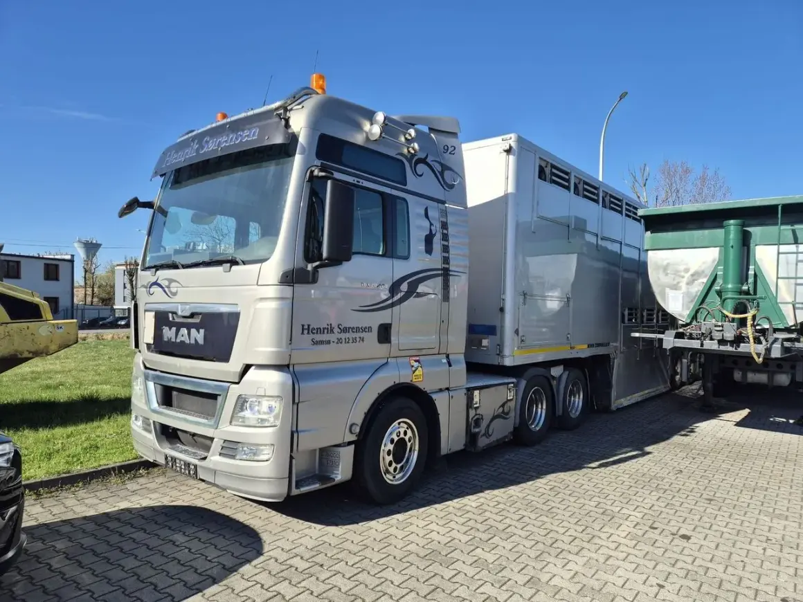 Ciężarówka do transportu zwierząt Henrik Sørensen. Sprawdź nasz transport zwierząt cennik.