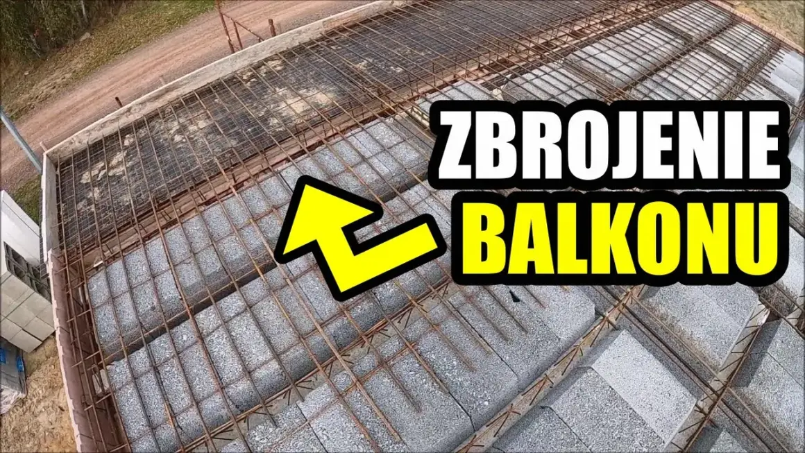 Zbrojenie balkonu przekrój: kluczowe szczegóły i wymiary prętów