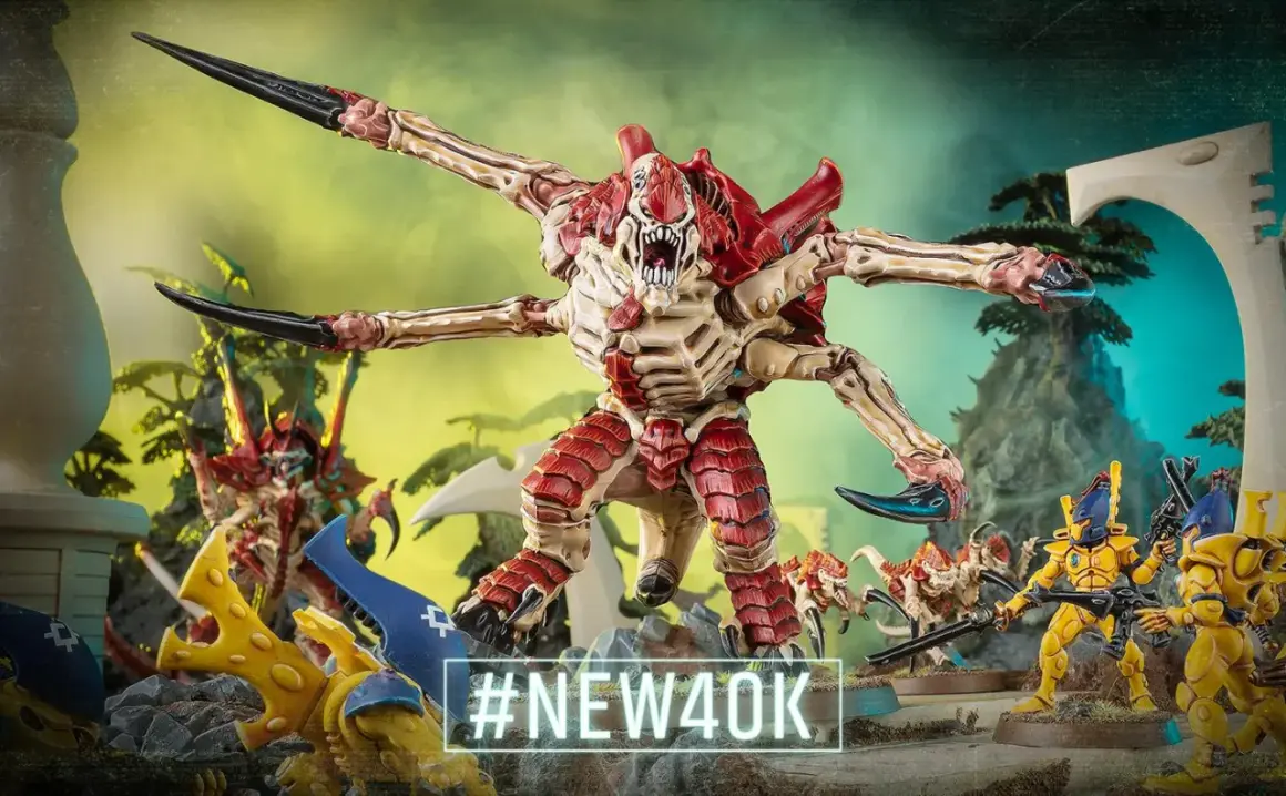 Potężny potwór z #NEW40K w akcji, walczący z Eldarami. Zobacz typy multi multi na dziś!