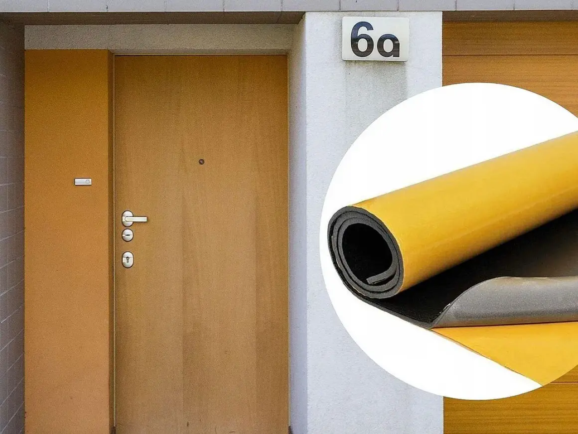 Rolka materiału izolacyjnego, idealna do pytania: czym ocieplić drzwi garażowe. Zapewnia ciepło i komfort.