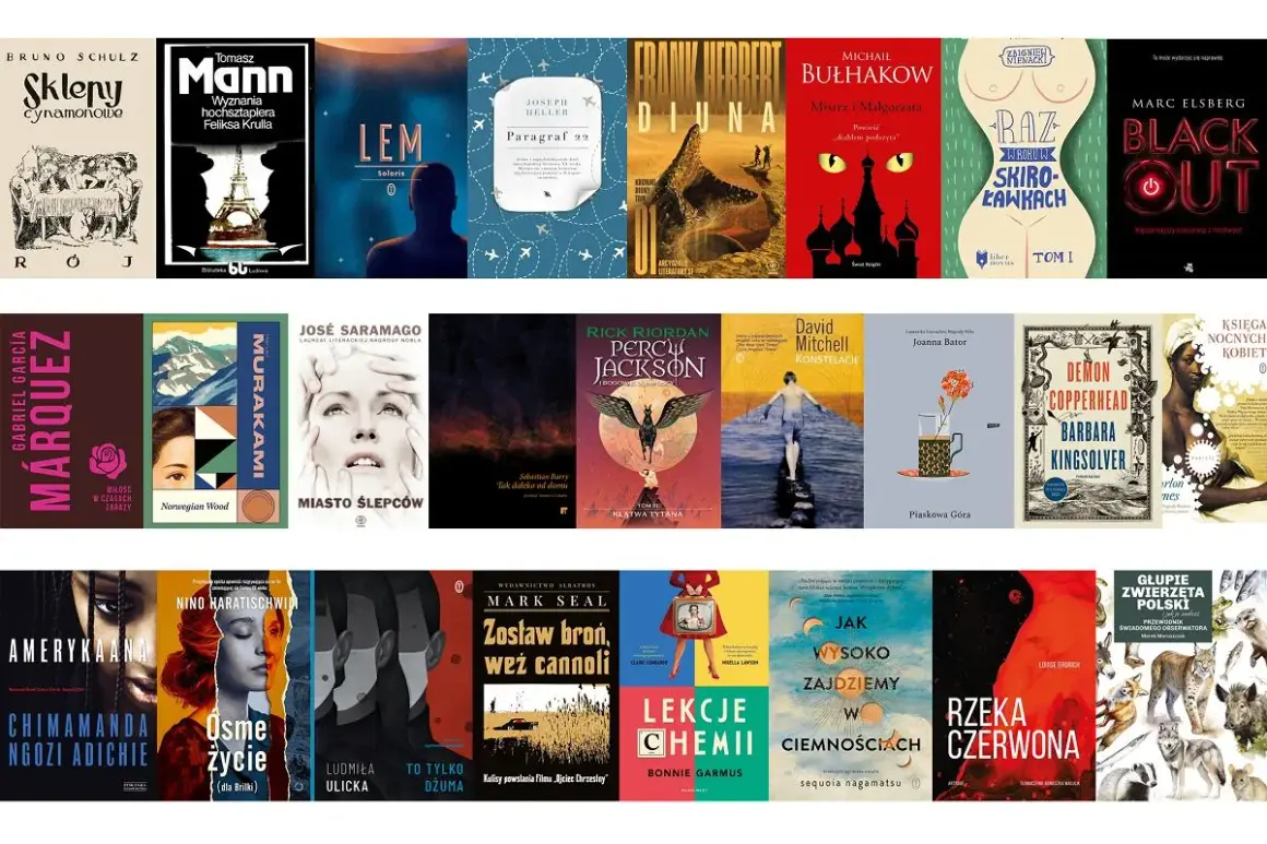 Kolekcja mądre książki, które warto przeczytać: od klasyki literatury po współczesne bestsellery.
