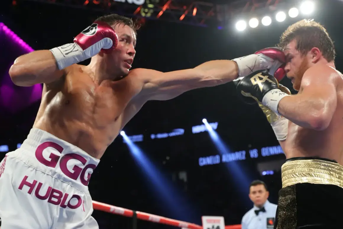 Gennady Golovkin lands a powerful punch, the most important punch in boxing, against Canelo Alvarez in a thrilling fight.
