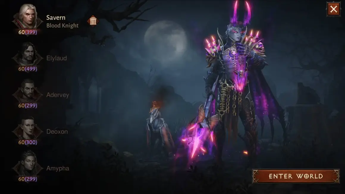 Wybierz postać do gry w Diablo Immortal. Nowa aktualizacja wprowadza mroczne klimaty i potężnych bohaterów.