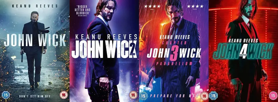 Keanu Reeves als John Wick in vier Filmen. Bereit für den John Wick stream?