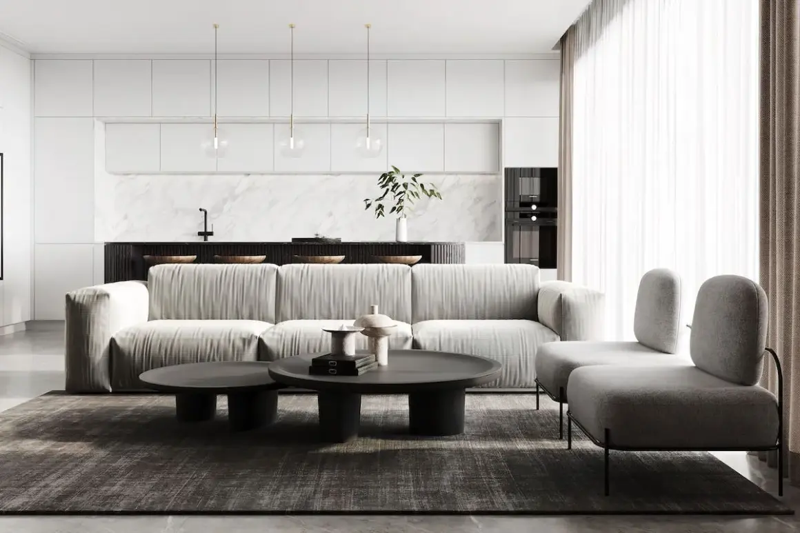 Luxuriöses Wohnzimmer modern gestalten: Ideen für eleganten Stil